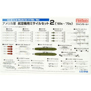 Fine Molds FP44 1/72 US Aircraft Air to Air Misile Set 60s - 70