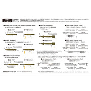Fine Molds FP45 1/72 US Aircraft Bomb Set 60s