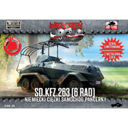 First To Fight 076 1/72 Sd.Kfz.263 6-rad - German Heavy Armored Car Plastic Model Kit