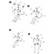 Fujimi FUJ11660 1/24 Driver Accessory GT-4