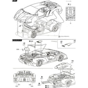 Fujimi 12592 1/24 Lamborghini Veneno with Engine RS-94