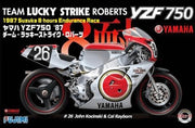 Fujimi FUJ14136 1/12 Yamaha YZF750 Lucky Strike Roberts Bike No 6