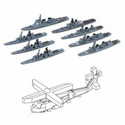 Fujimi FUJ40169 1/3000 JMSDF Escort Flotilla 1 1998 Special Version With Shipboard Helicopter NWC-34 EX-1