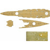 Fujimi FUJ43312 1/700 Wood Deck Seal for IJN Battleship Kirishima With Ship Name Plate TOKU - 53 EX-102