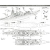 Fujimi FUJ46043 1/700 IJN Battleship Hiei NX-6