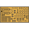 Fujimi FUJ46069 1/700 Wood Deck Seal for IJN Battleship Haruna With Ship Name Plate NX-15 EX-101