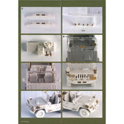 Fujimi FUJ72329 1/72 Genuine Photo Etched Parts for JGSDF 1/2t Trucke for Army and Military Police Mi-205