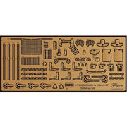 Fujimi FUJ72335 1/72 Genuine Photo Etched Parts for JGSDF Heavy Mortar Tractor/Mortier 120mmRT Mi-207