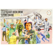 Fujimi FUJ72346 1/72 Flight Deck Crews and Fire Engine USN FDC-2