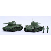 Fujimi FUJ76242 1/76 Soviet T-34/85 Set of 2 SWA-34