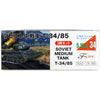 Fujimi FUJ76242 1/76 Soviet T-34/85 Set of 2 SWA-34