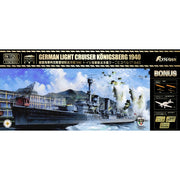 Flyhawk 1/700 German Light Cruiser Konigsberg 1940 Deluxe Edition FH1125S 