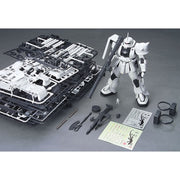 Bandai 5063136 MG 1/100 Ms-06J Zaku II White Ogre Exclusive Gundam MS Igloo