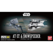 Bandai Star Wars Vehicle Model 008 At-St & Snowspeeder