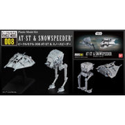 Bandai 0215632 Star Wars Vehicle Model 008 At-St & Snowspeeder