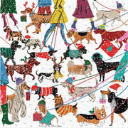 Galison Winter Dogs 500pc Jigsaw Puzzle