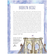 Galison Michael Storrings Brooklyn Bridge 1000pc Jigsaw Puzzle