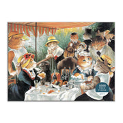 Galison Lunch on Boating Party Meowsterpiece 1000pc Jigsaw Puzzle