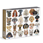 Galison Paper Dogs 1000pc Jigsaw Puzzle