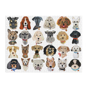 Galison Paper Dogs 1000pc Jigsaw Puzzle