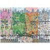 Galison Dog Park in Four Seasons 1000pc Jigsaw Puzzle