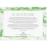 Galison Dog Park in Four Seasons 1000pc Jigsaw Puzzle