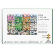 Galison Dog Park in Four Seasons 1000pc Jigsaw Puzzle