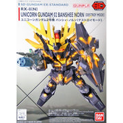Bandai 5065628 SD Gundam Ex-Standard 015 Unicorn Gundam 02 Banshee Norn Destroy Mode