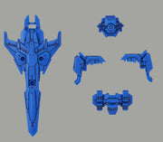 Bandai 5057784 1/144 Option Armor for Long Range Sniping Alto Exclusive Blue 30MM