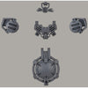 Bandai 5057812 1/144 Option Armor for Close Fighting Portanova Exclusive Light Grey 30MM