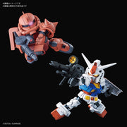 Bandai 5060276 SDCS Cross Silhouette RX-78-2 Gundam & MS-06S Zaku II