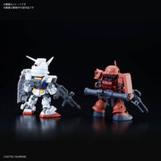 Bandai 5060276 SDCS Cross Silhouette RX-78-2 Gundam And MS-06S Zaku II SD Gundam