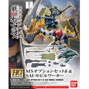 Bandai 5060636 HG 1/144 MS Option Set 8 And Sau Mobile Worker Exclusive Gundam Iron-Blooded Orphans
