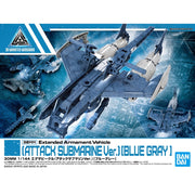 Bandai 5060736 1/144 Extended Armament Vehicle Attack Submarine Ver Blue Gray 30MM