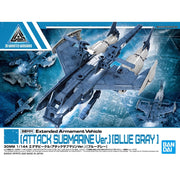 Bandai 1/144 Extended Armament Vehicle Attack Submarine Ver Blue Gray 30MM