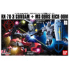 Bandai 5060960 HGUC 1/144 G-3 Gundam VS Chars Rick Dom Set