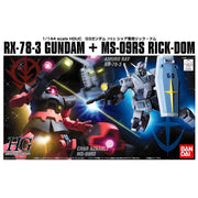 Bandai 5060960 HGUC 1/144 G-3 Gundam VS Chars Rick Dom Set