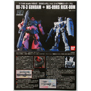 Bandai 5060960 HGUC 1/144 G-3 Gundam VS Chars Rick Dom Set