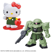 Bandai 50610301 Hello Kitty/Zaku II SD Gundam Cross Silhouette