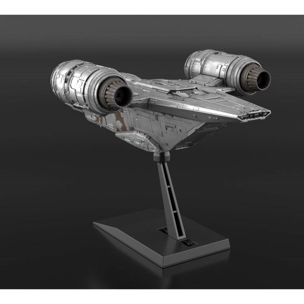 Bandai 5061795 Star Wars Vehicle Model Razor Crest Silver Coating Version