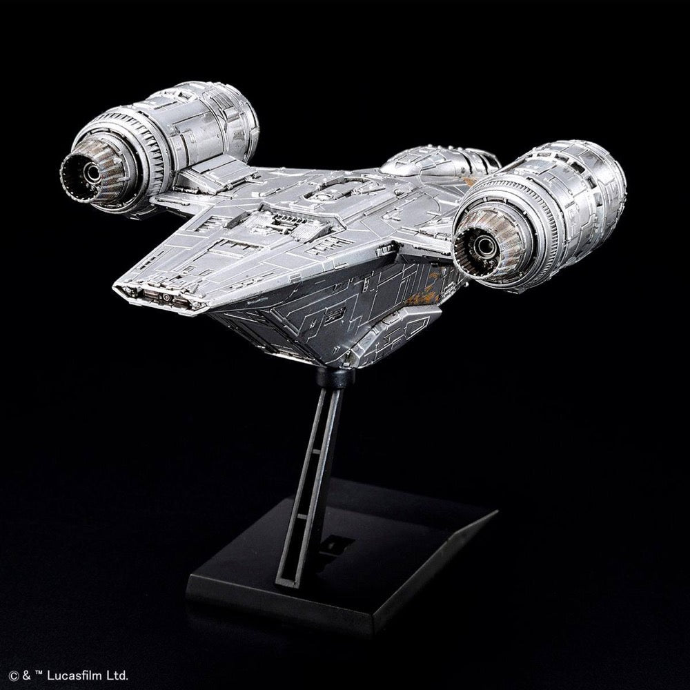 Bandai 5061795 Star Wars Vehicle Model Razor Crest Silver Coating Version