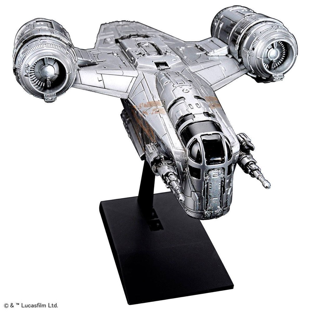 Bandai 5061795 Star Wars Vehicle Model Razor Crest Silver Coating Version
