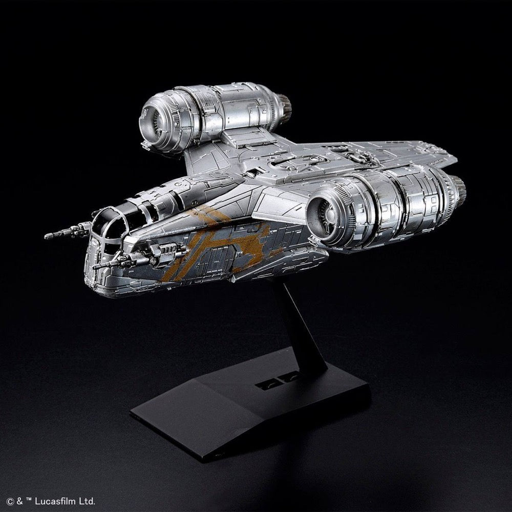 Bandai 5061795 Star Wars Vehicle Model Razor Crest Silver Coating Version