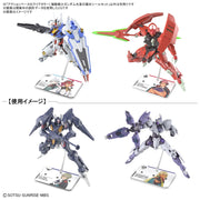 Bandai 5065614 Action Base 6 Clear with Sticker Set Gundam The Witch From Mercury
