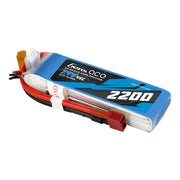 Gens Ace 7.4V 2S 2200mAh 45C Soft Case LiPo Battery (Deans Plug)
