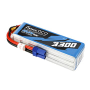 Gens Ace 22.2V 6S 3300mAh 60C Soft Case LiPo Battery (EC5 Plug)