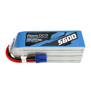 Gens Ace 6S 5600Mah22.2V 80C Soft Case LiPo Battery