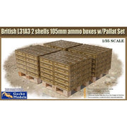 Gecko Models 35GM0020 1/35 British Ammo and Pallet Set