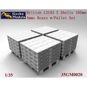 Gecko Models 35GM0020 1/35 British Ammo and Pallet Set
