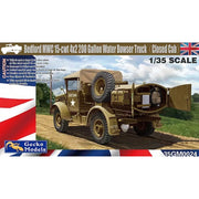 Gecko Models 35GM0024 1/35 Bedford MWC 15-cwt 4x2 200 Gallon Water Bowser Truck Closed Cab Plastic Model Kit